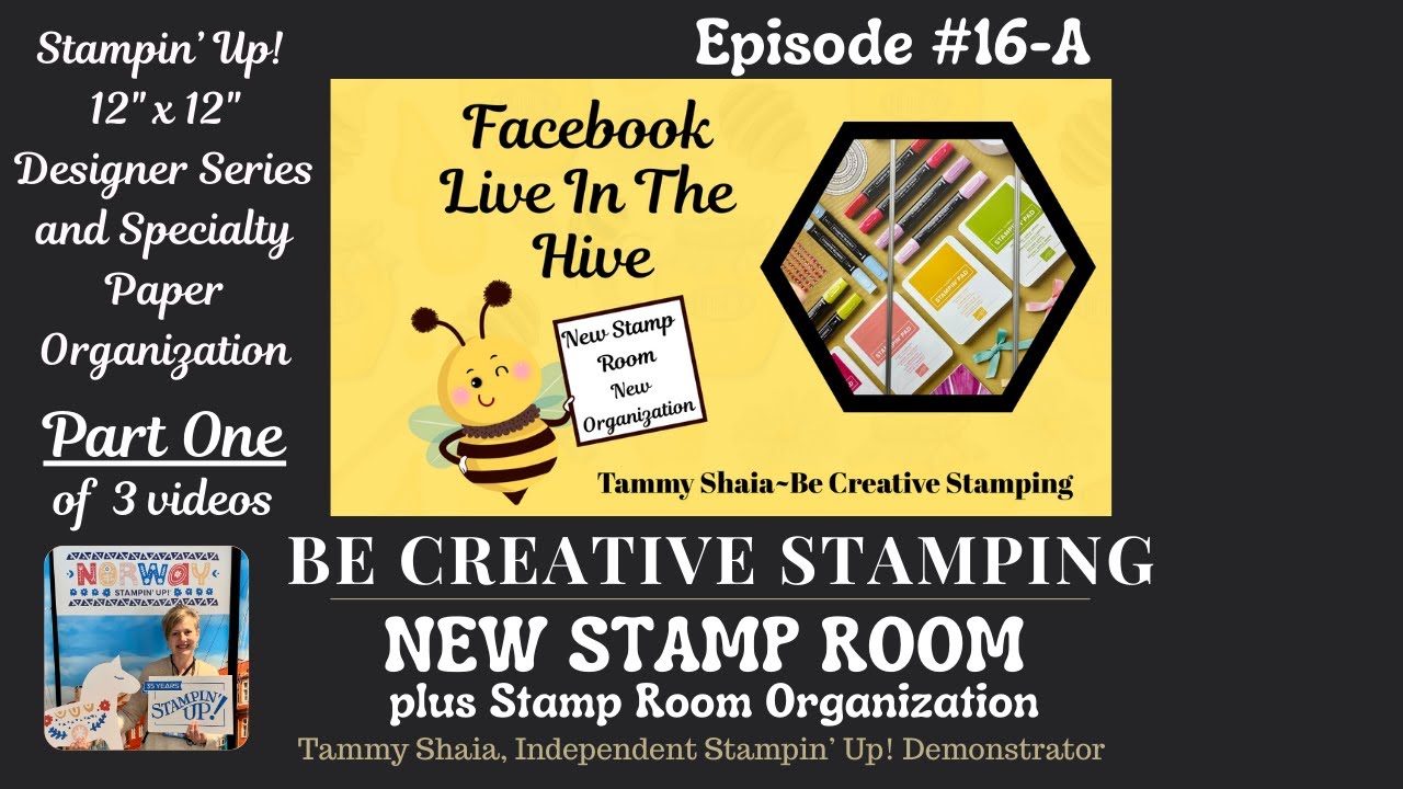 Be Creative Stamping NEW Stamp Room Plus 12