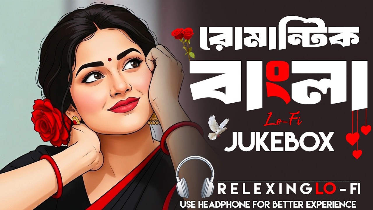 রোমান্টিক বাংলা Lo-Fi Jukebox 💖 | Heart Touching Bangla Love Songs | Chill & Nostalgic Vibes