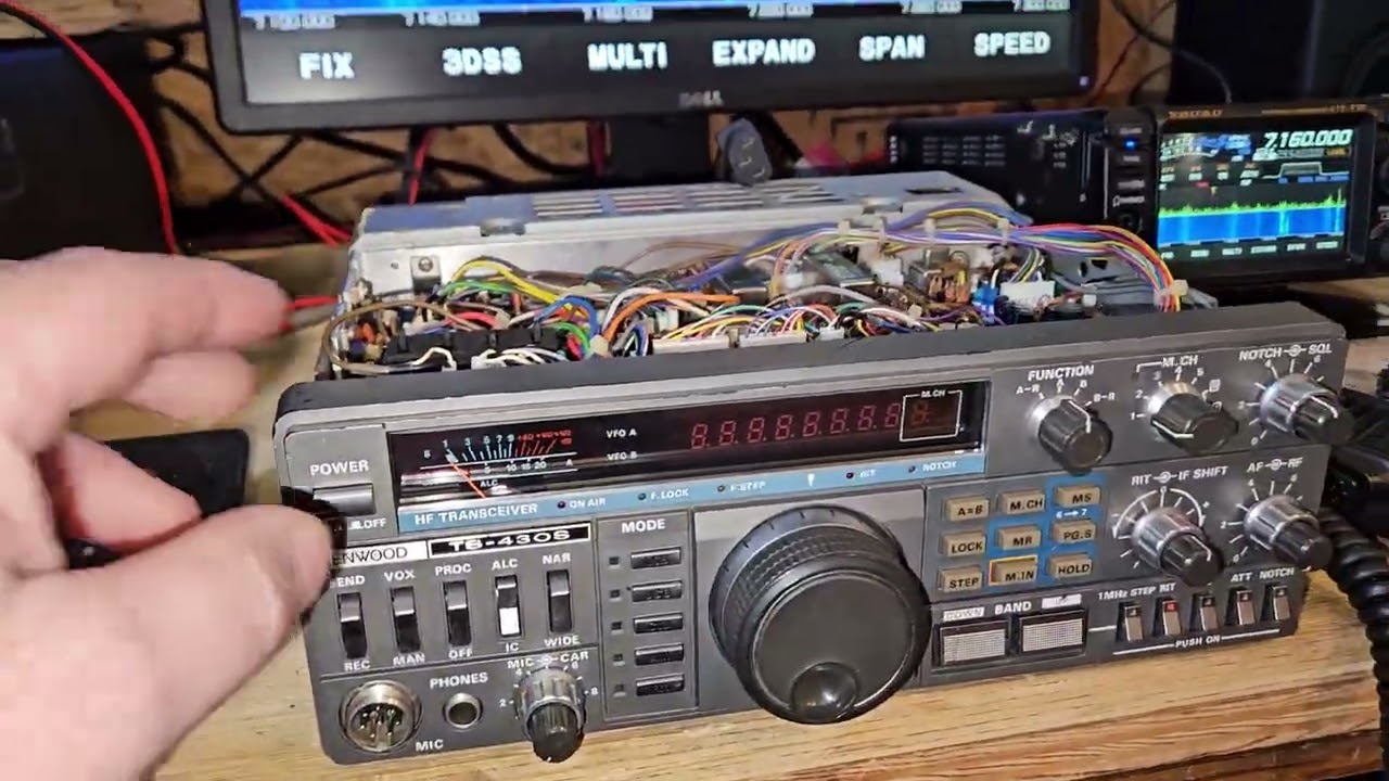 Kenwood ts430s pll unlock condition.  ham radio diy