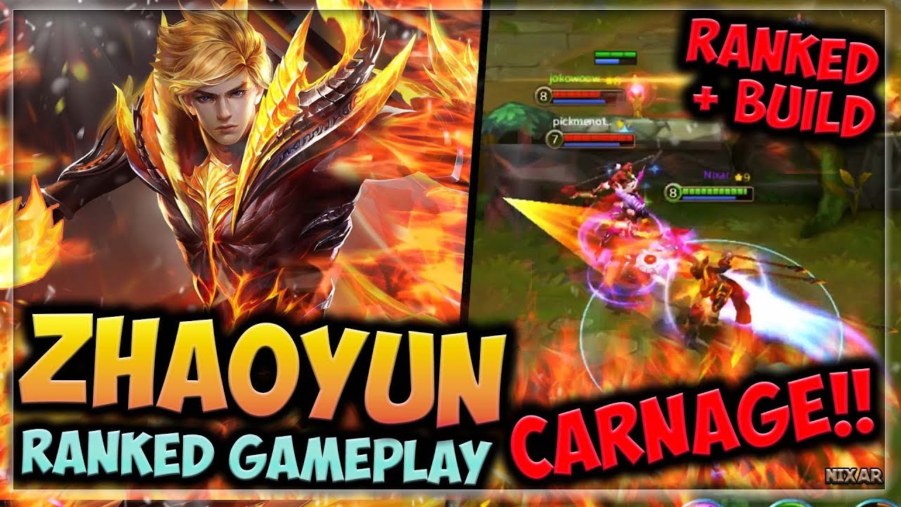 HEROES EVOLVED - ZHAO YUN BUILD | EPIC CARNAGE!! | RANKED GAMEPLAY | LEGENDARY INFERNAL DENIZEN SKIN