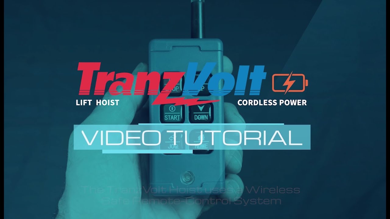 Tie Down How To Install Your TranzVolt Part 3: Using the Wireless Remote Control Tie