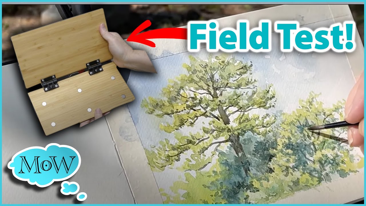 Putting a New Plein Air Easel to the Test: Painting at the Park.
