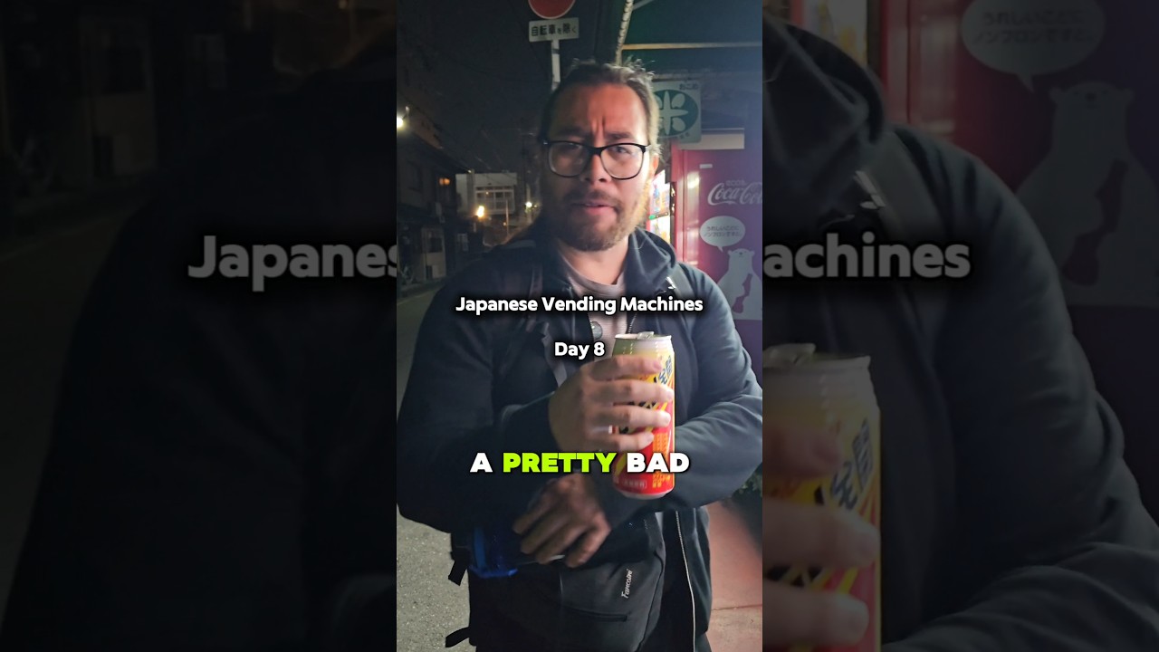 Japanese Vending Machines - Day 8 🤔 