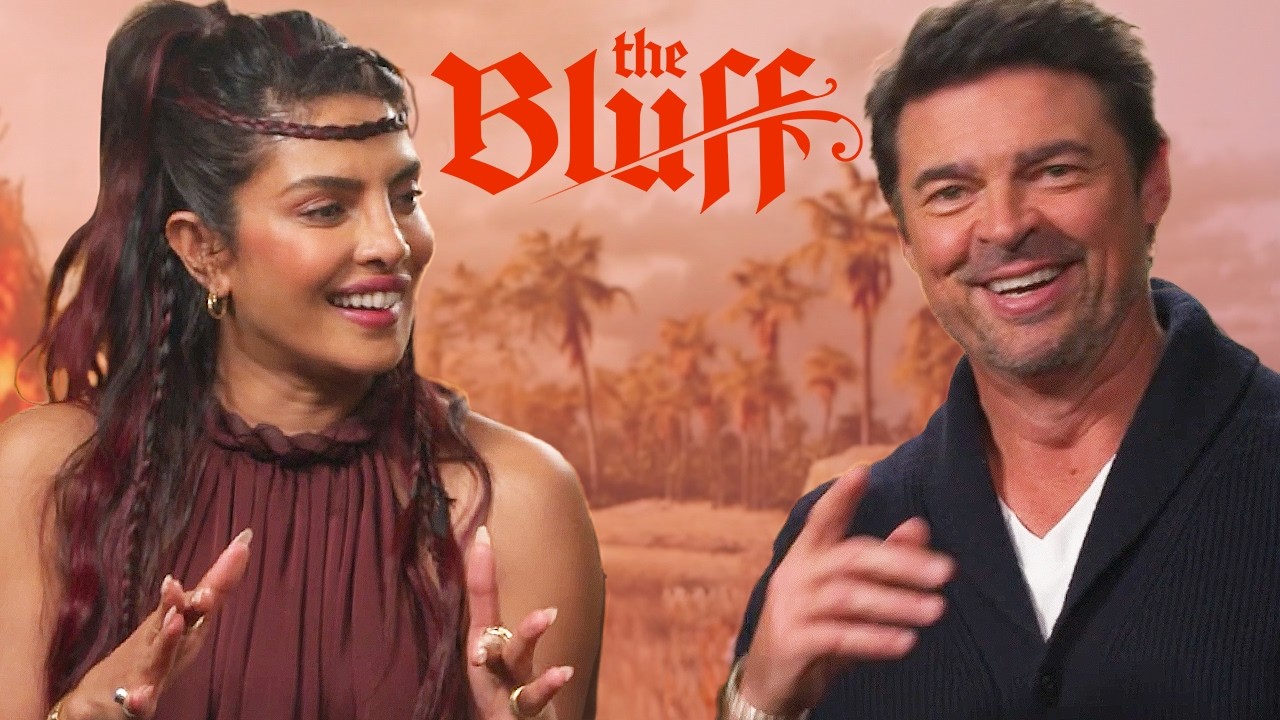 Priyanka Chopra Jonas & Karl Urban Discuss Swashbuckling Fight Scenes | The Bluff