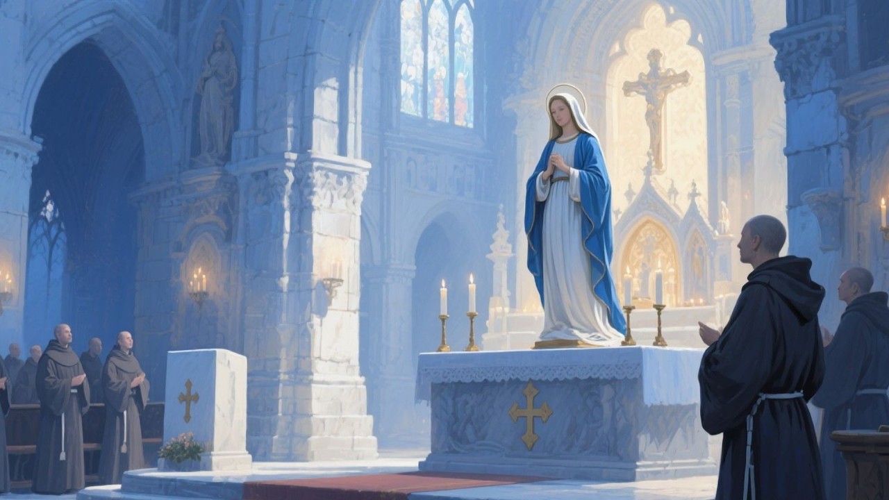 Morning In the Arms of Mary | Gregorian Chant for Spiritual Peace & Eucharistic Worship to Jesus