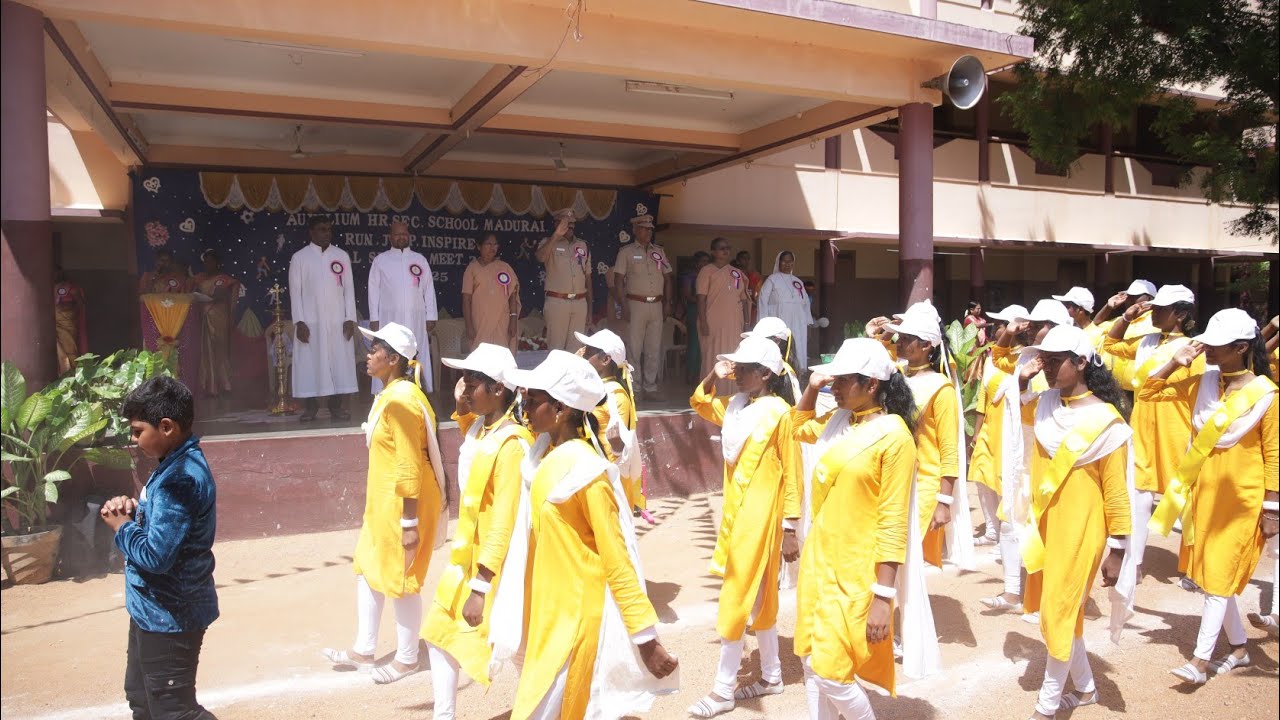 Sports Day 2025 Part - I,  in Auxilium Higher Secondary School Madurai 