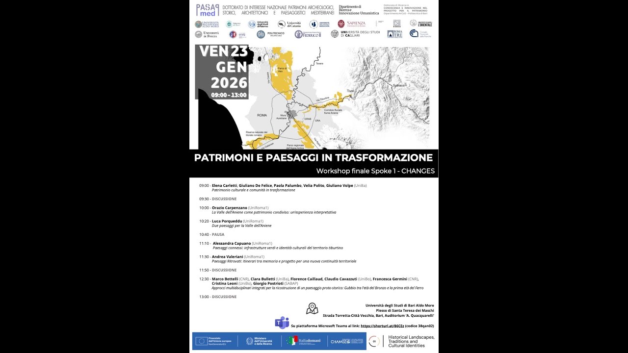 23.1.26 O. Carpenzano, La Valle dell’Aniene come patrimonio condiviso: un’esperienza interpretativa