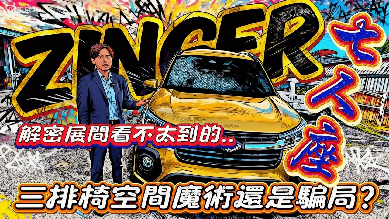 中華三菱-ZINGER/ 展示間看不太到的七人座/你的家庭需求夠用嗎？ZINGER七人座『第三排實測』#第三排實坐評測 #ZINGER七人座真相#三菱匯豐汽車土城所周凱偉#匯豐汽車土城所