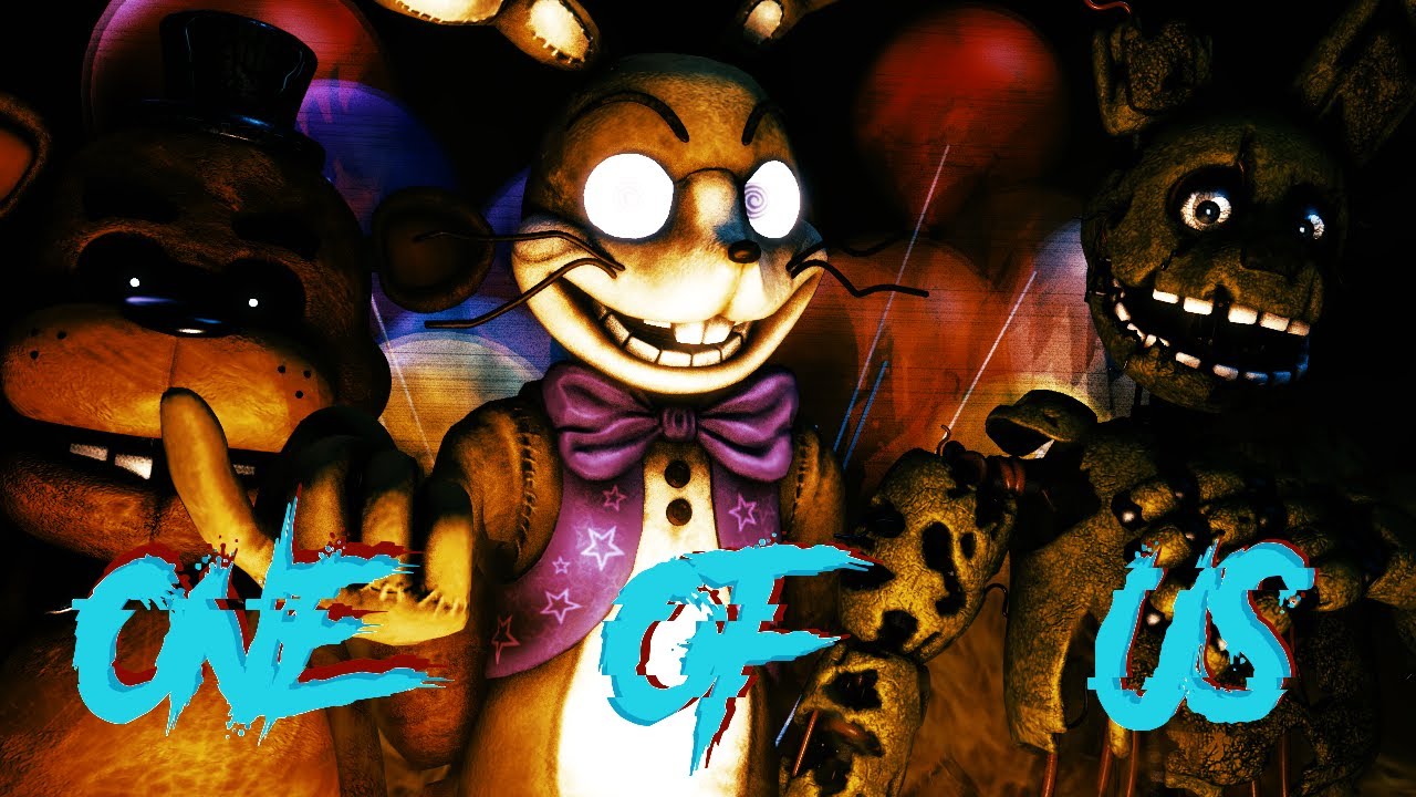 [FNaF/SFM/Blender/COLLAB] One Of Us by NightCove_theFox Song Animated