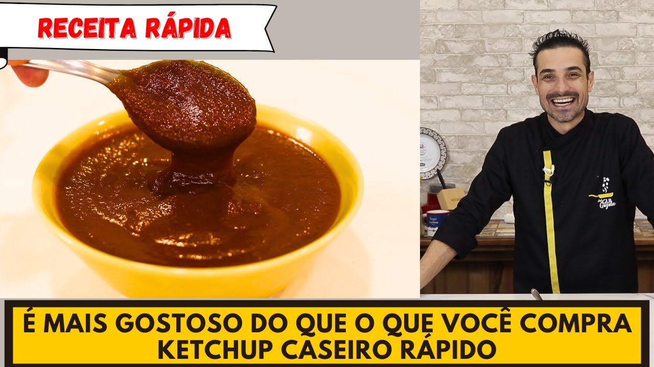 Essa receita você não pode perder! COMO FAZER KETCHUP CASEIRO 1