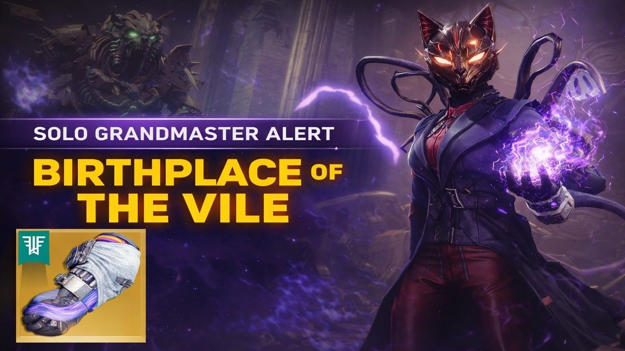 Solo Grandmaster Alert Birthplace of the Vile - Void Warlock [Destiny 2 Renegades]