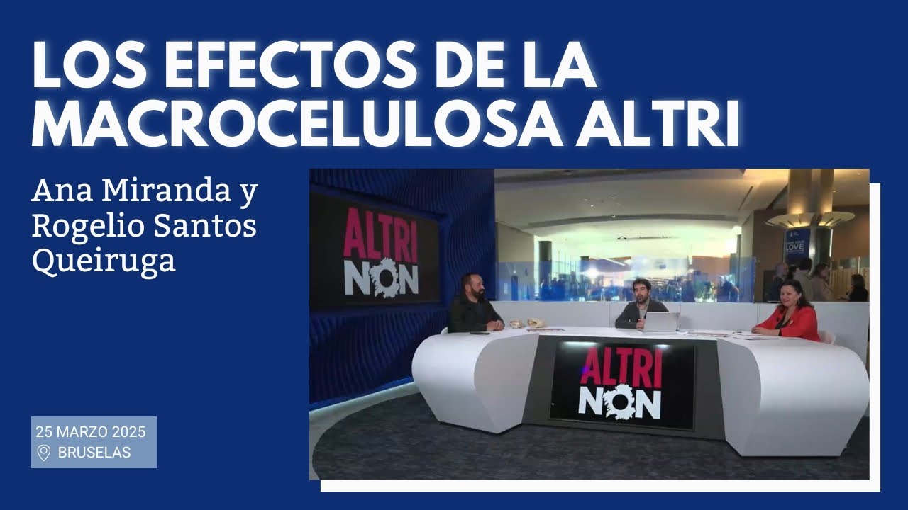 Ana Miranda (BNG) y el experto Rogelio Santos analizan los efectos de la megacelulosa Altri