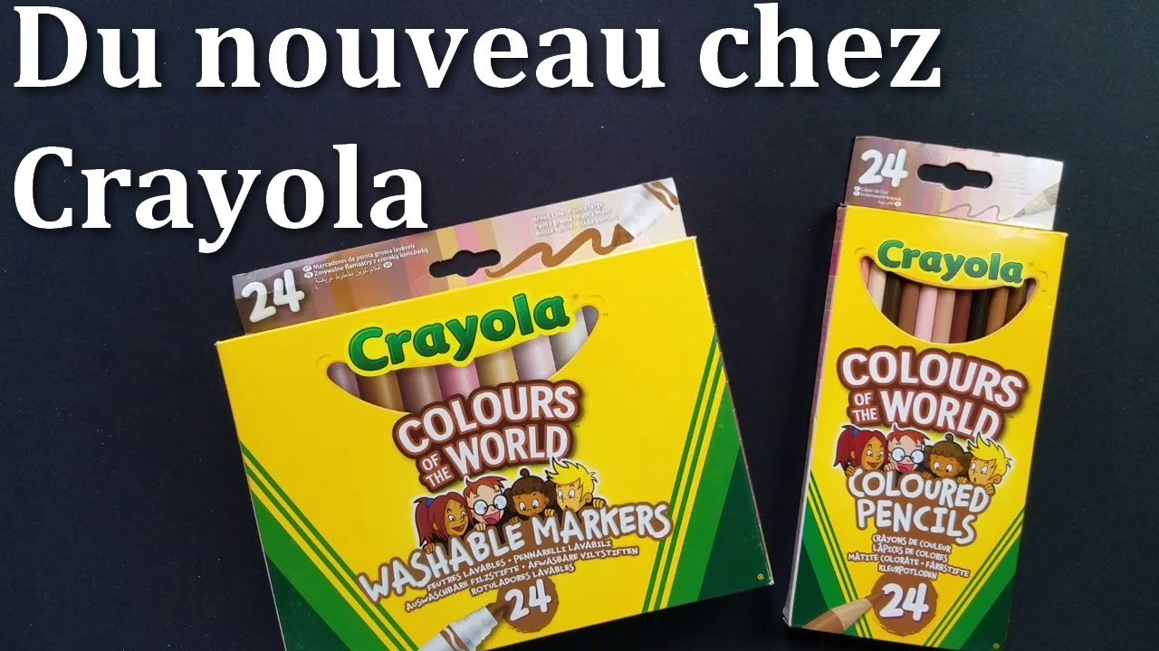 Nouveautés Crayola - tests - essais - nuancier