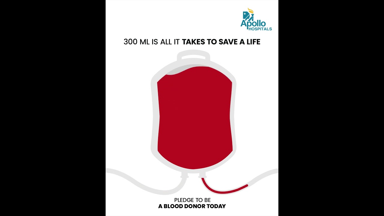Just 300 ML Can Save a Life &ndash; Donate Blood Today | Blood Donation Day | Apollo Hospitals