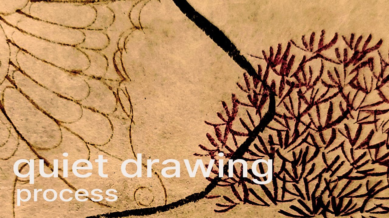 Quiet Drawing Process | Calm Night Loop | Little Quiet Cat Ep.10
