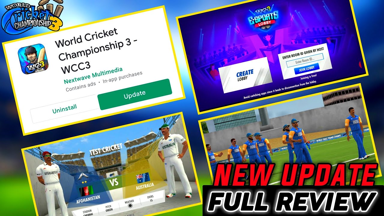 🔥Wcc-3 New v1.2 Mega Update Launch!! Full Game Review Mega Important Features Add | Must Update