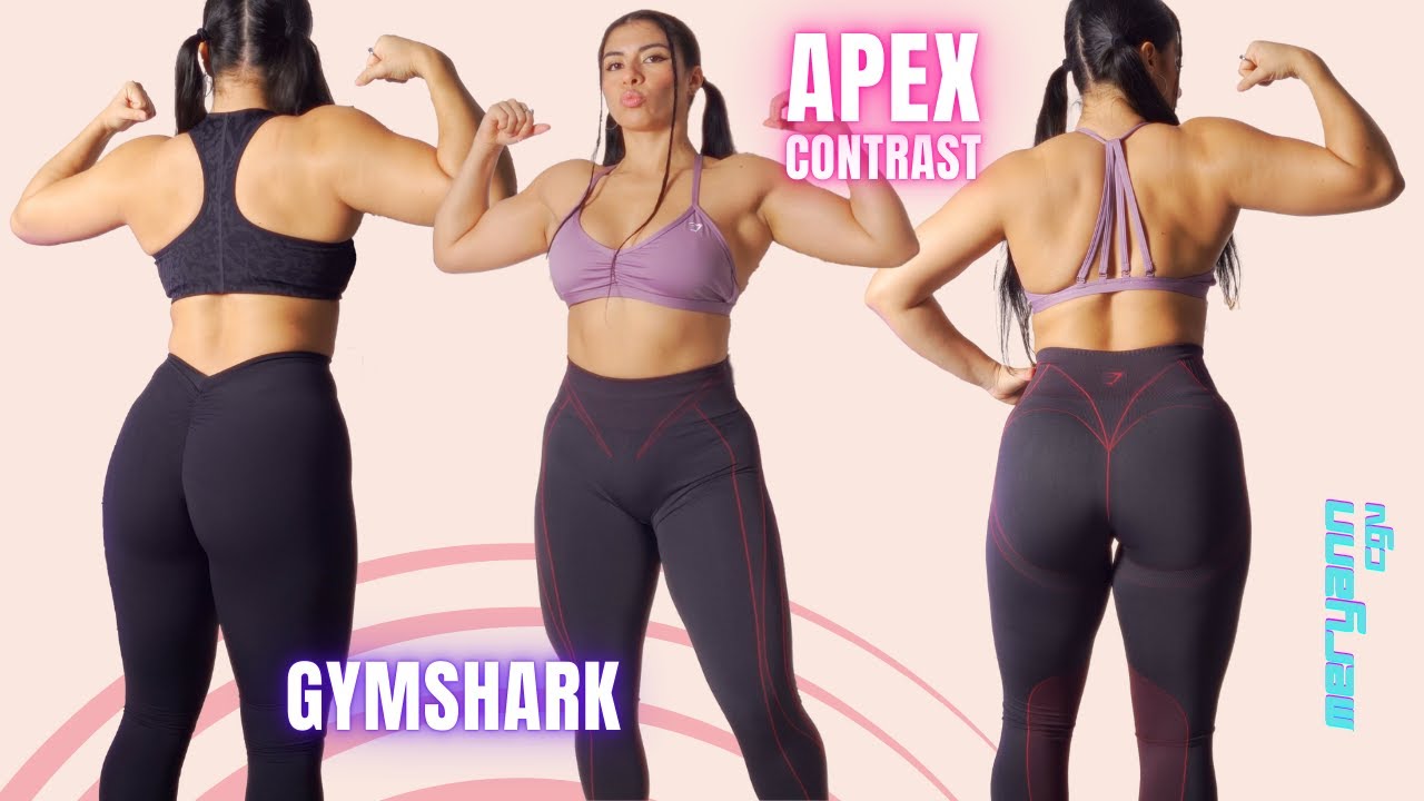 GYMSHARK Apex Contrast, Lifting dipped y más.. 🤔 Review español | MeryannCgv