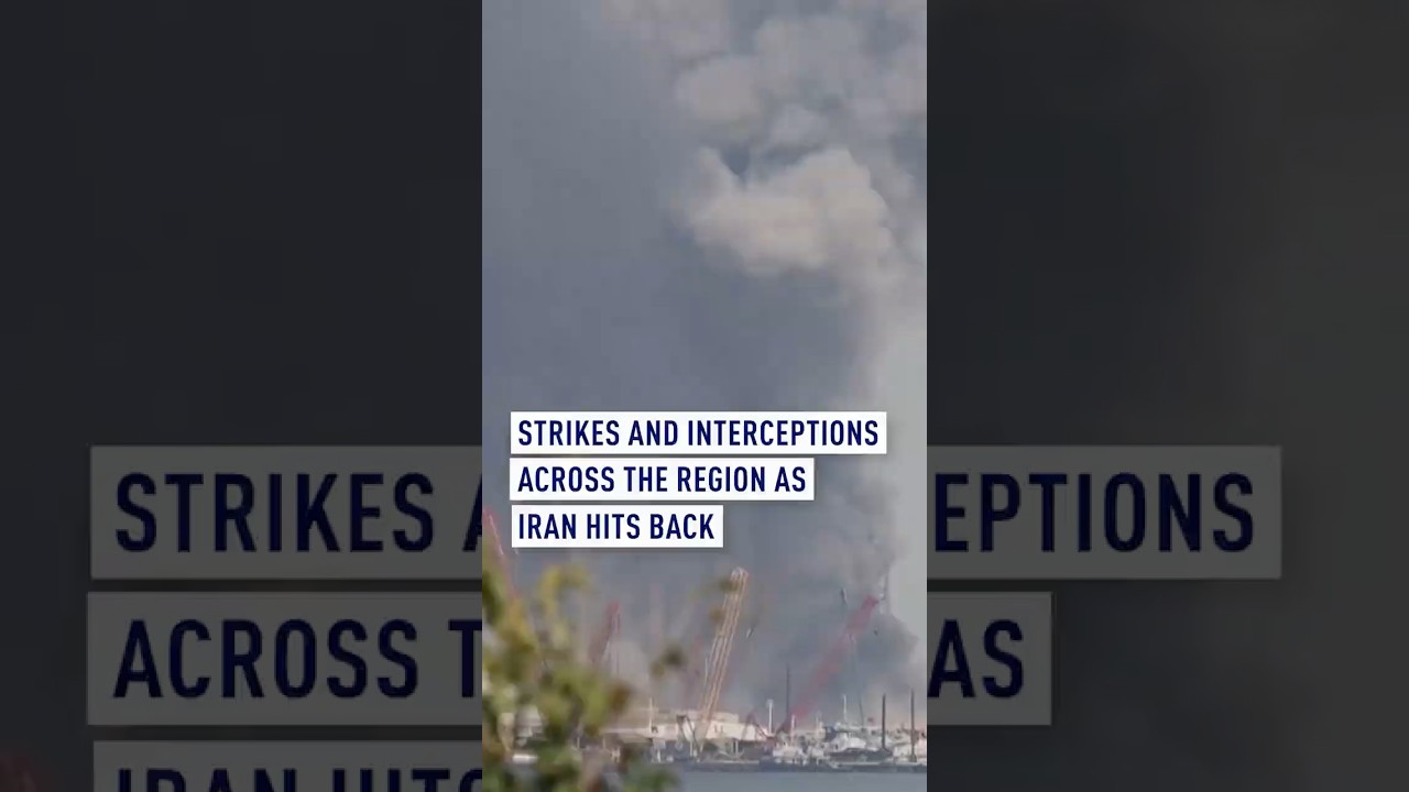 Strikes and interceptions across the region as Iran hits back