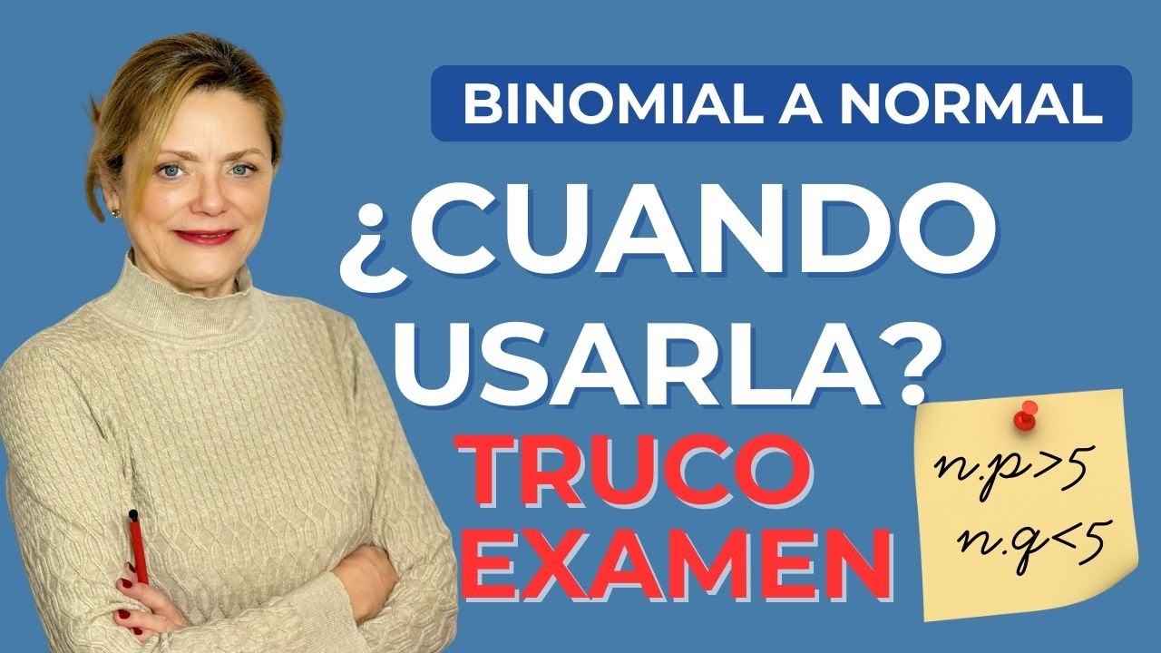 📊 Cuándo y cómo aproximar una binomial a una normal