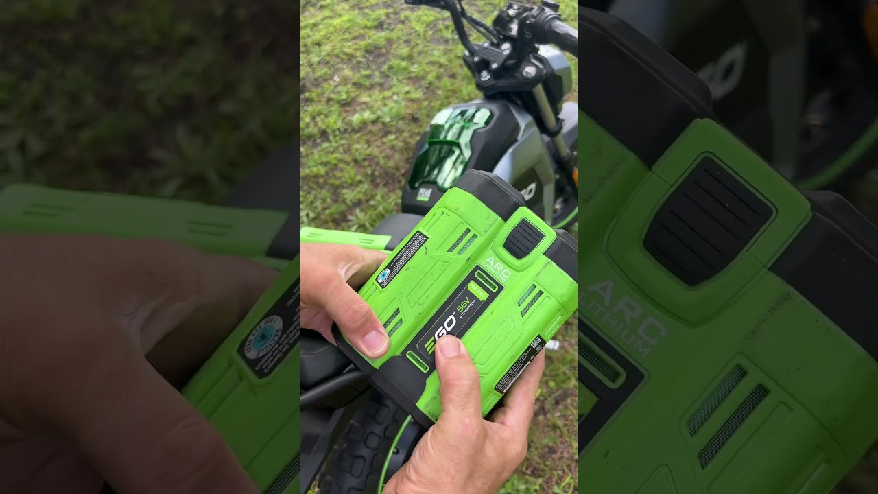 EGO 56V Mini Bike - Will the 10Ah & 12Ah Batteries Fit?! 