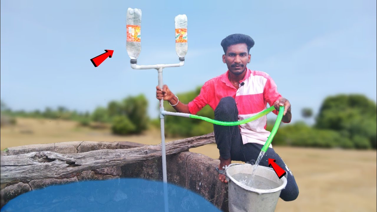 இனி current  தேவையில்லை..! Without Electricity Water Pump Making  | 100% Working | Sathish