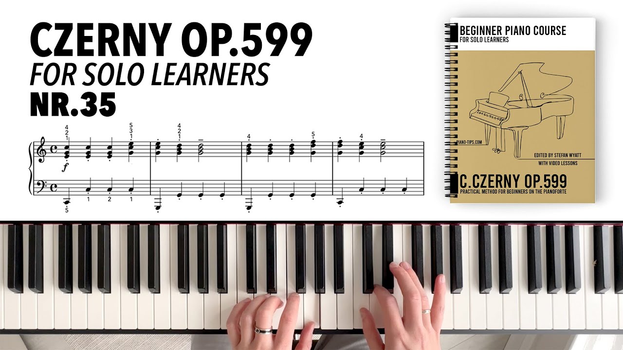 Czerny op.599 nr.35 Piano Tutorial | Practical Method for Beginners