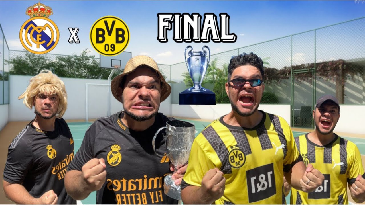 O JOGO FINAL DA CHAMPIONS ( REAL MADRID VS BORUSSIA)