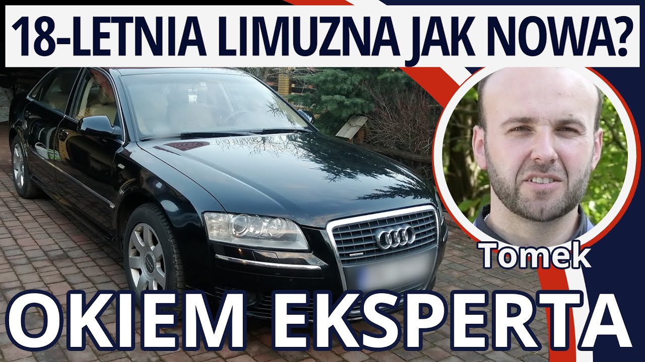 Audi A8L 4.2 TDI QUATTRO 326 KM 2005r 149486km 45000 zł - 18-letni diesel z tak małym przebiegiem?