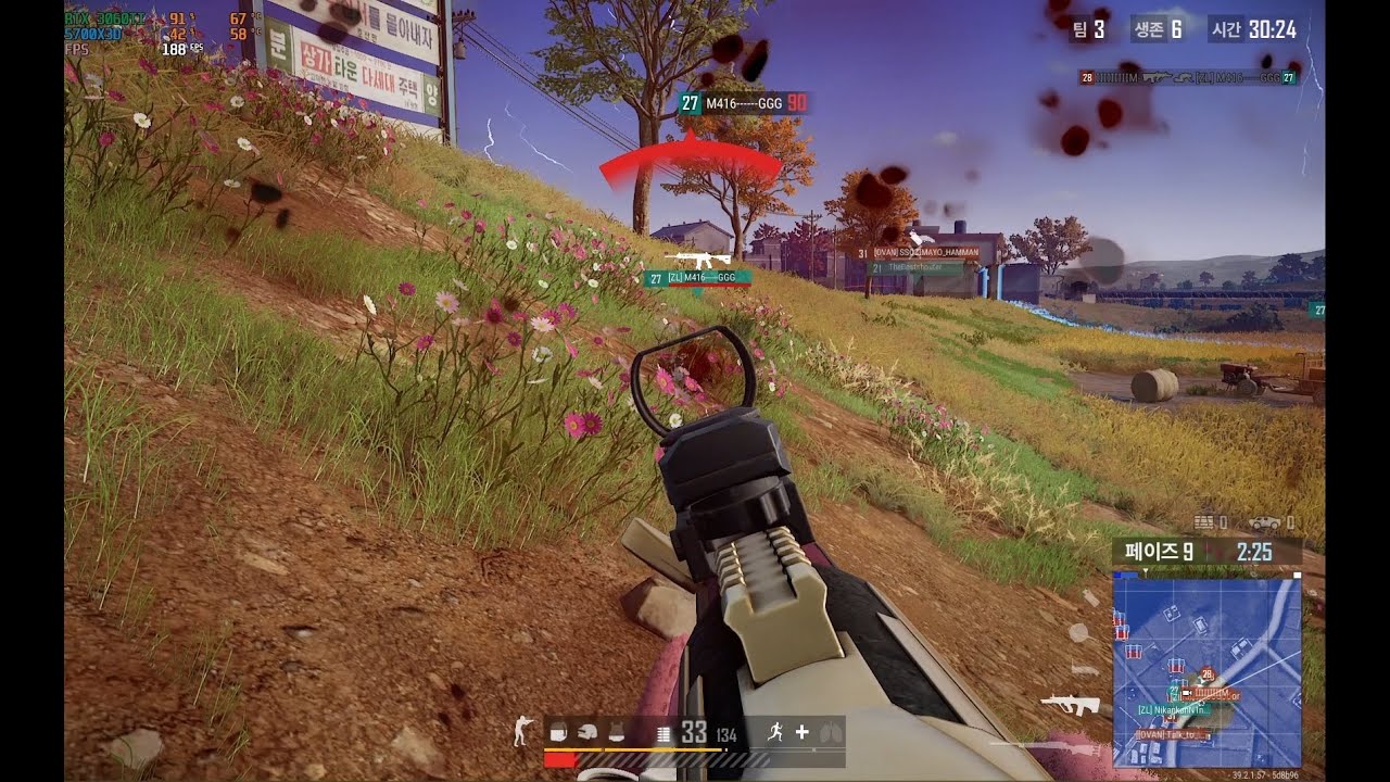 5700X3D RTX3060TI 연막난전 경쟁전 후반부 다시보기