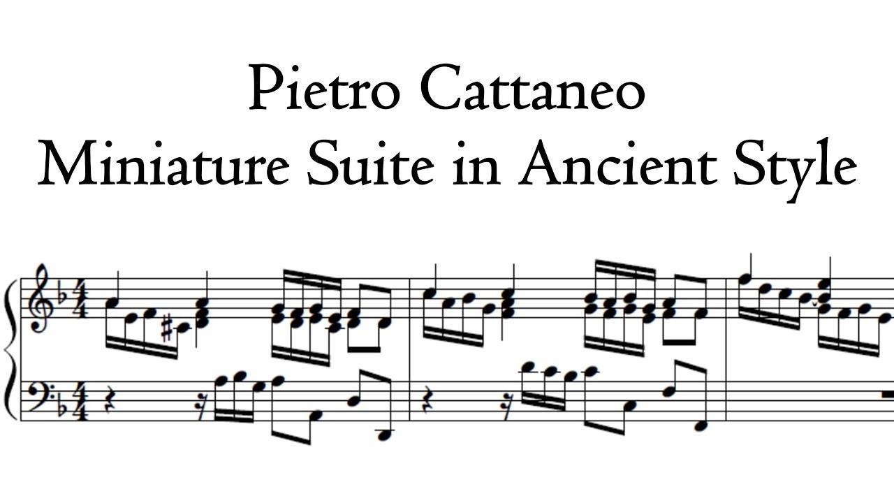 Pietro Cattaneo - Miniature Suite in ancient style - Riepp organ, Ottobeuren, Hauptwerk