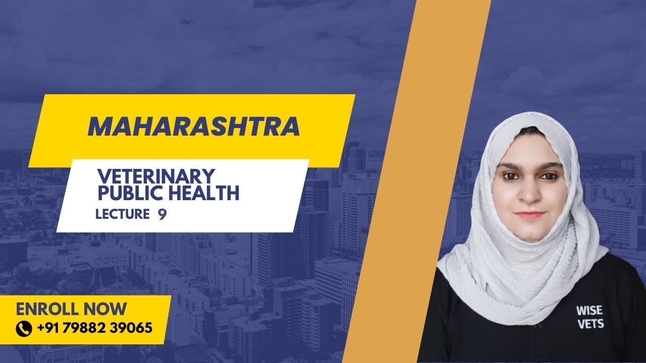 Veterinary Public Health (VPH) MCQ Test Series 9 | Maharashtra VO • VAS Exams | Wise Vets