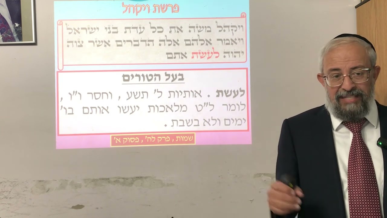 פרשת ויקהל פקודי - עניין ״מלאכת מחשבת״ בעולם באדם ובמשכן - הרב ינון קלזאן