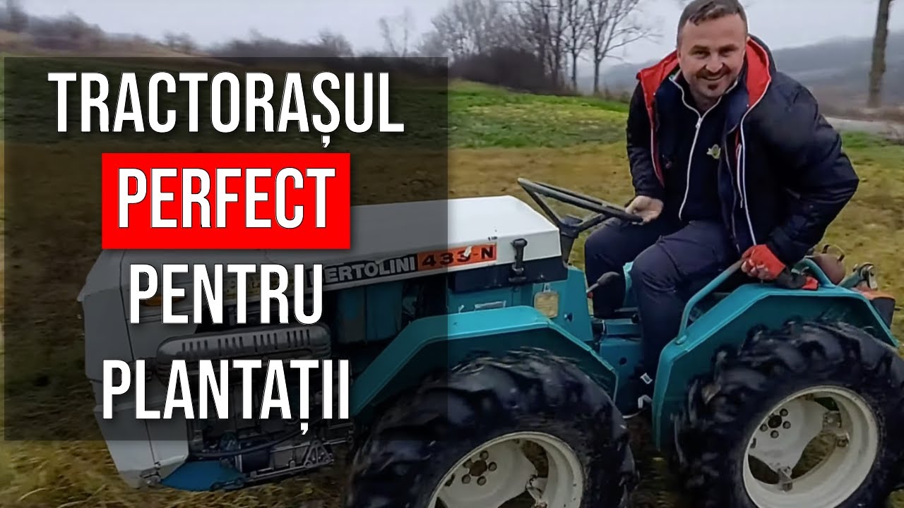 Tractoraș Articulat Bertolini 433 – Ideal pentru Plantații!
