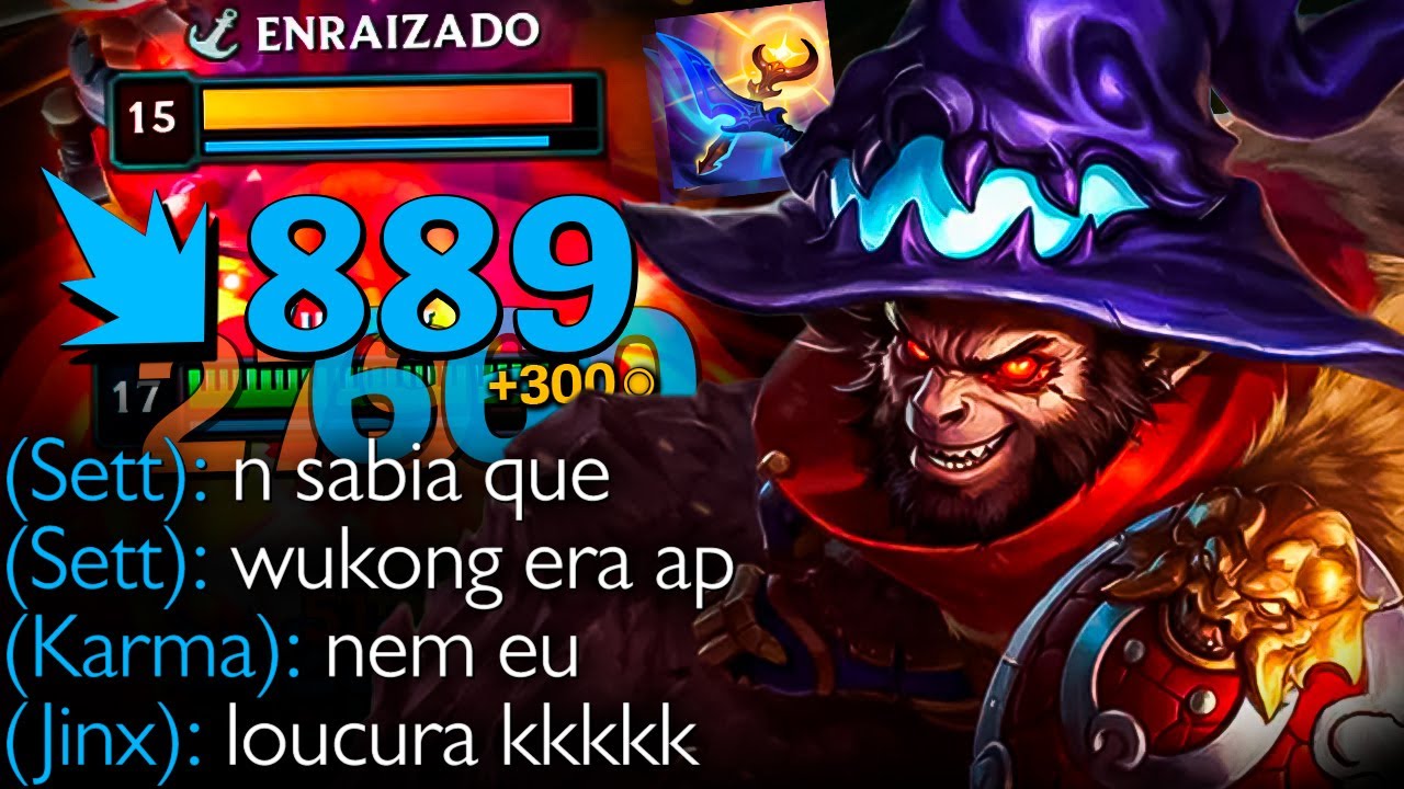 O TIME NÃO ACREDITOU NO PODER DO WUKONG AP KKKKKKKKKKK