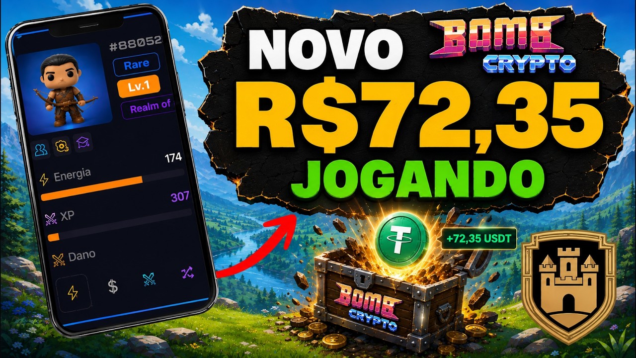 💣 CORRE!! NOVO BOMB CRYPTO - JOGO NFT GR&Aacute;TIS - COMO INICIAR no WORKER REALM ?