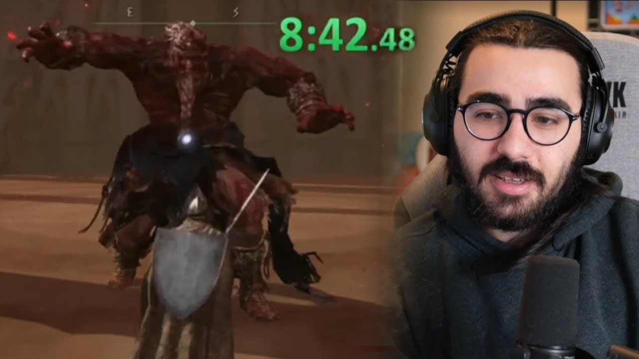 Videoyun Elden Ring'i 8 Dakikada Bitiren Adam'ı İzliyor