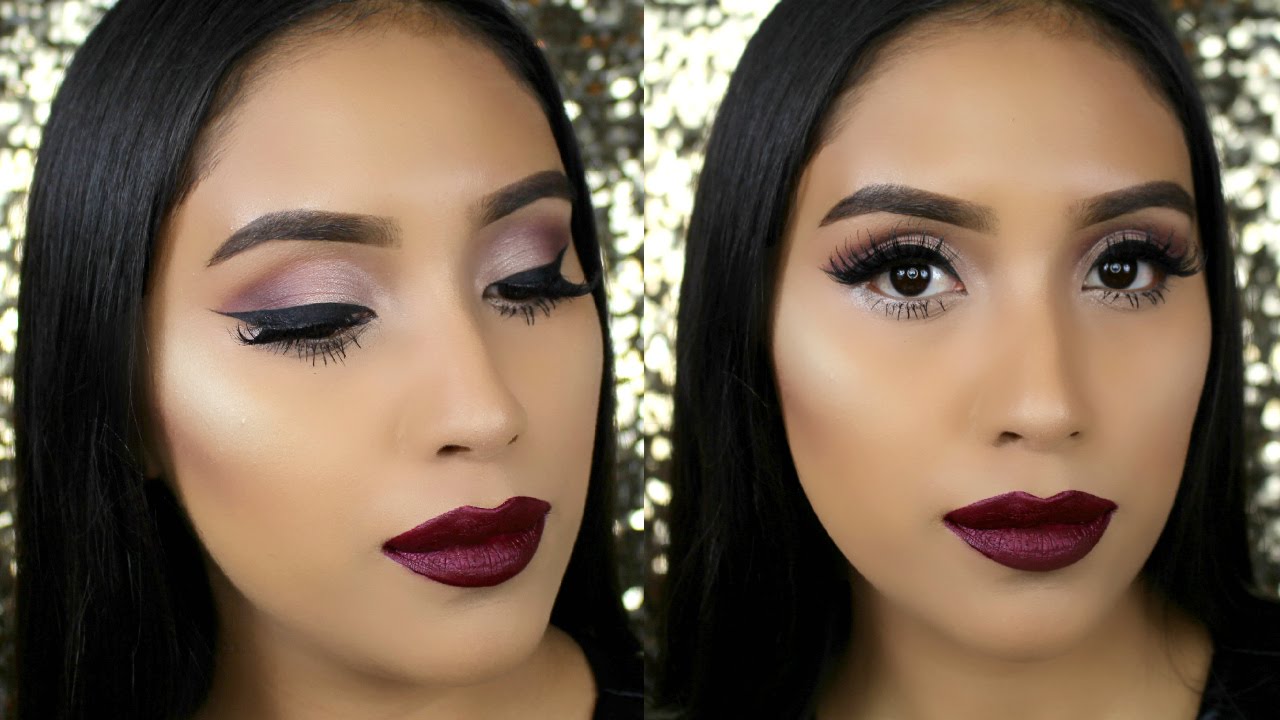 Christmas Vampy Makeup Tutorial ft Toofaced Chocolate Bon Bons Palette