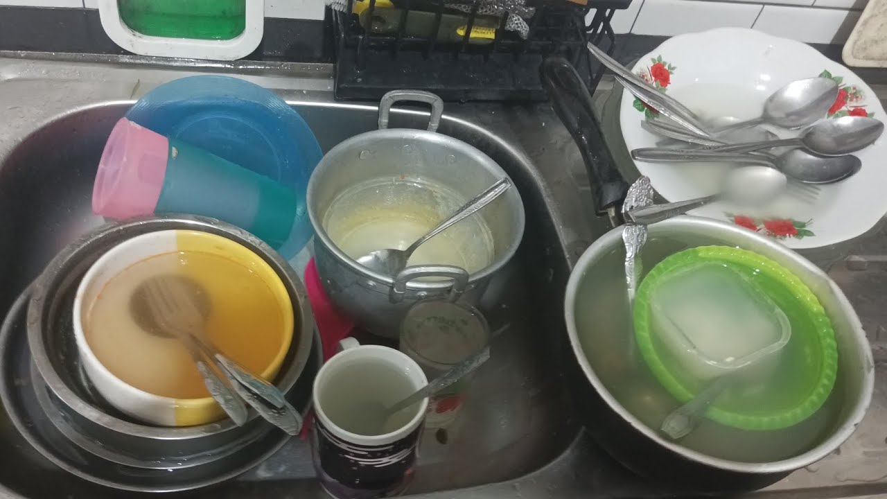 The House Was Finally Quiet, So I Washed Them Slowly | Kitchen ASMR