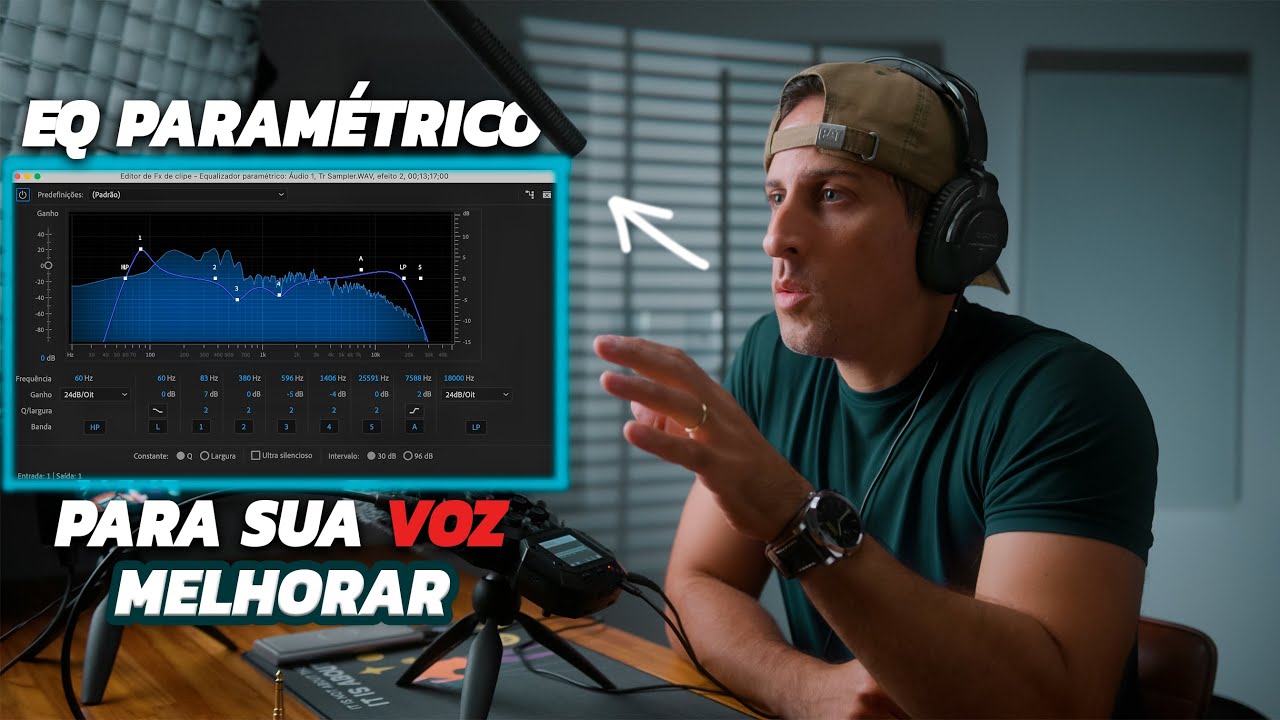 Aula 1 - Melhore a VOZ dos seus Vídeos com qualquer Equalizador Paramétrico - Tutorial Completo