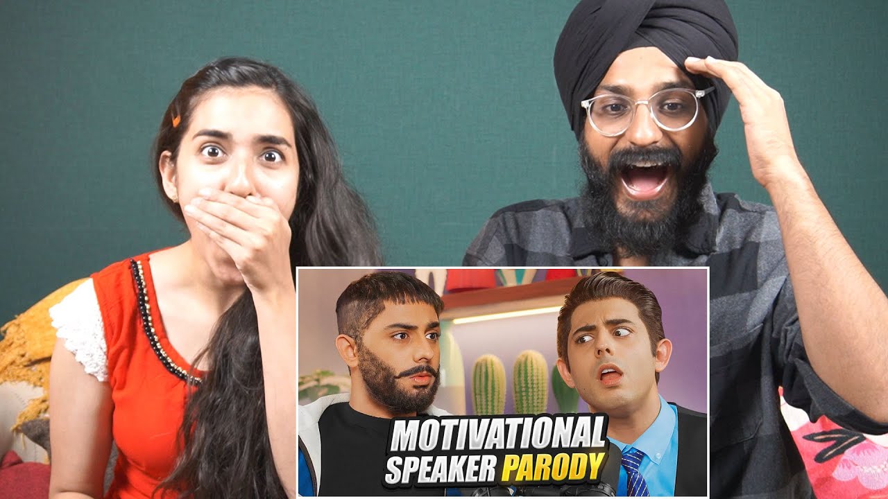 MOTIVATIONAL SPEAKER PARODY REACTION | CARRYMINATI | PARBRAHM SINGH