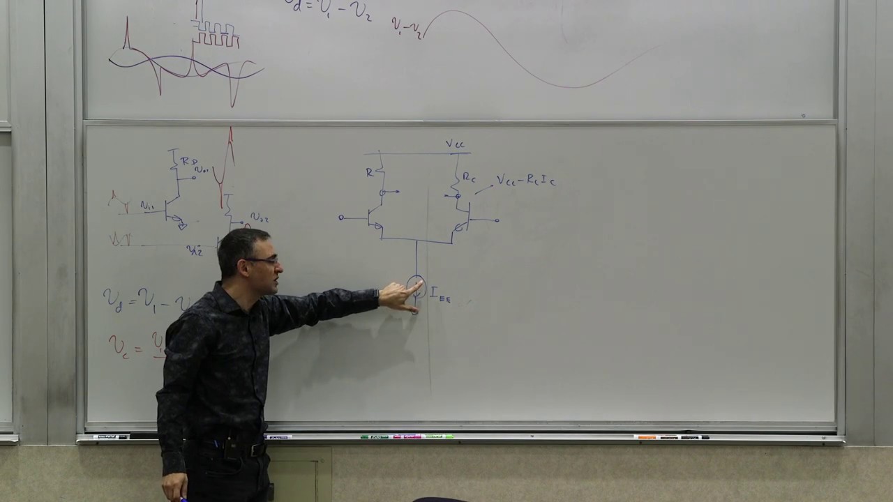 126N. Differential Signaling and differential pair: core concept and large signal behavior (BJT)