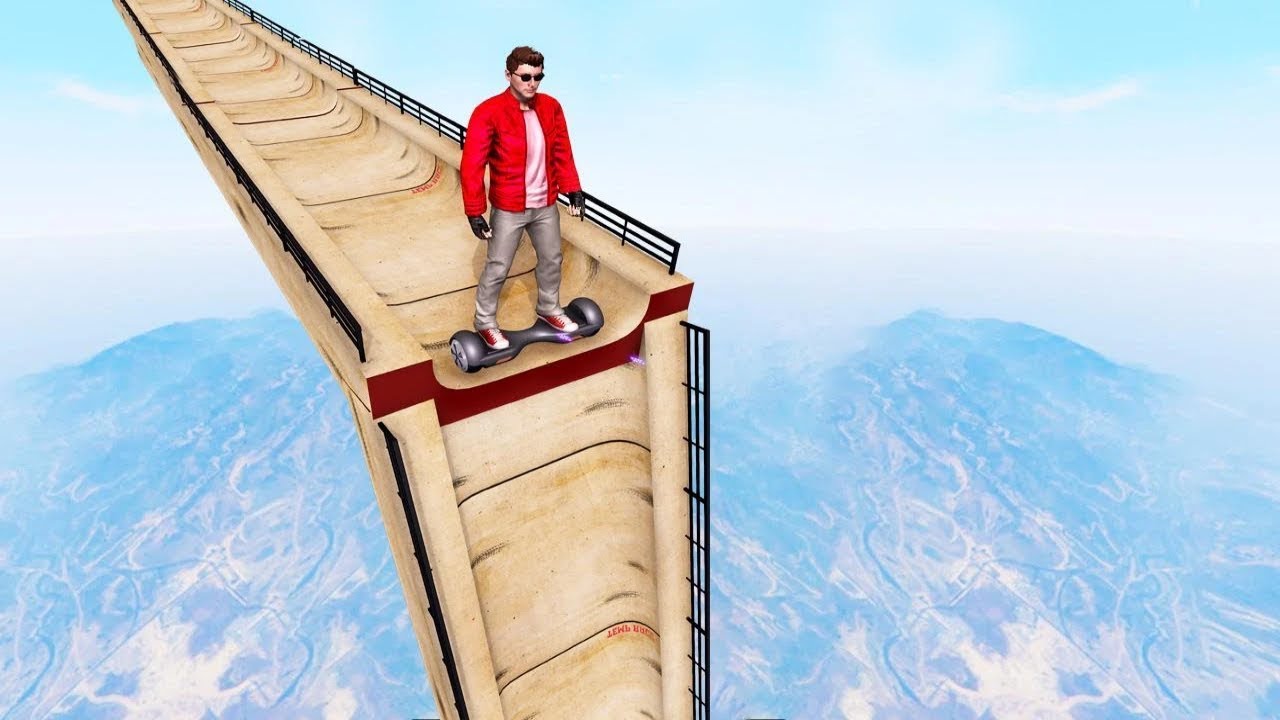 Mega Ramp VS Hoverboard Android Gameplay