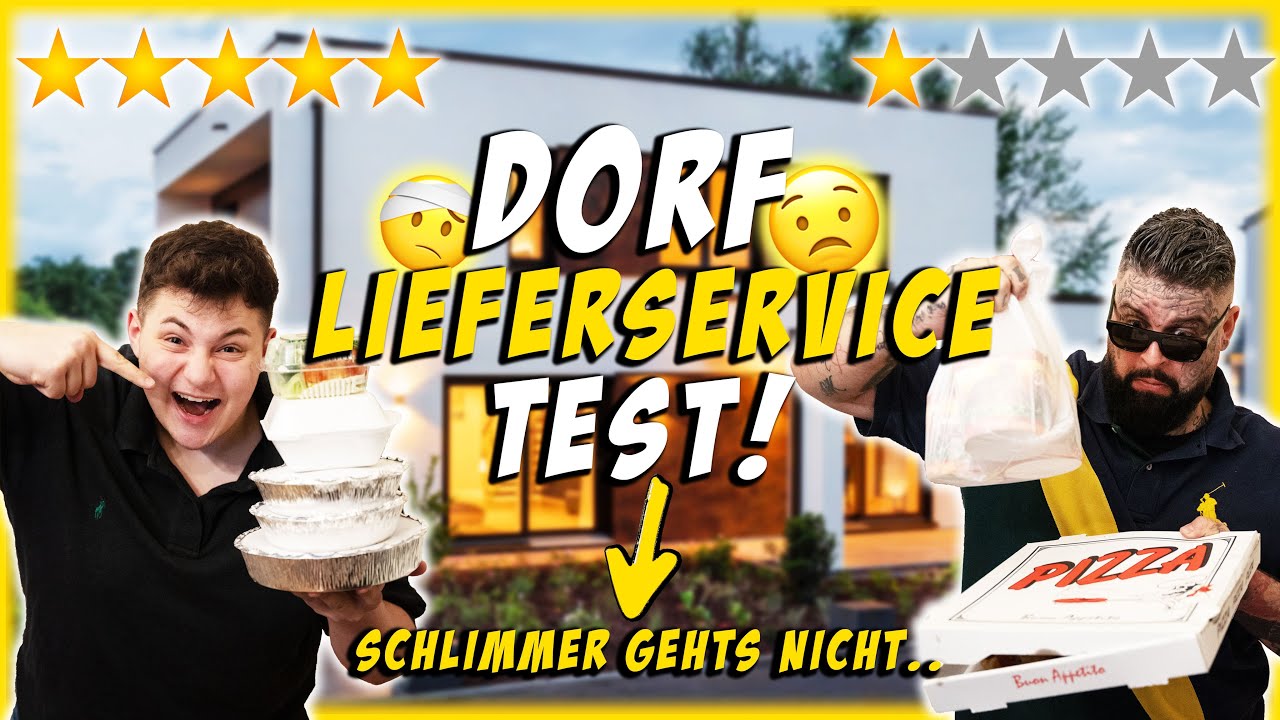 Dorf Lieferservice TEST ! 😆 Schlimmer geht‘s nicht 🤕 UNGENIEßBAR 🚮