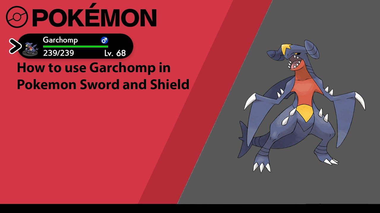 How to use Garchomp in Pokemon Sword and Shield (Garchomp Moveset)