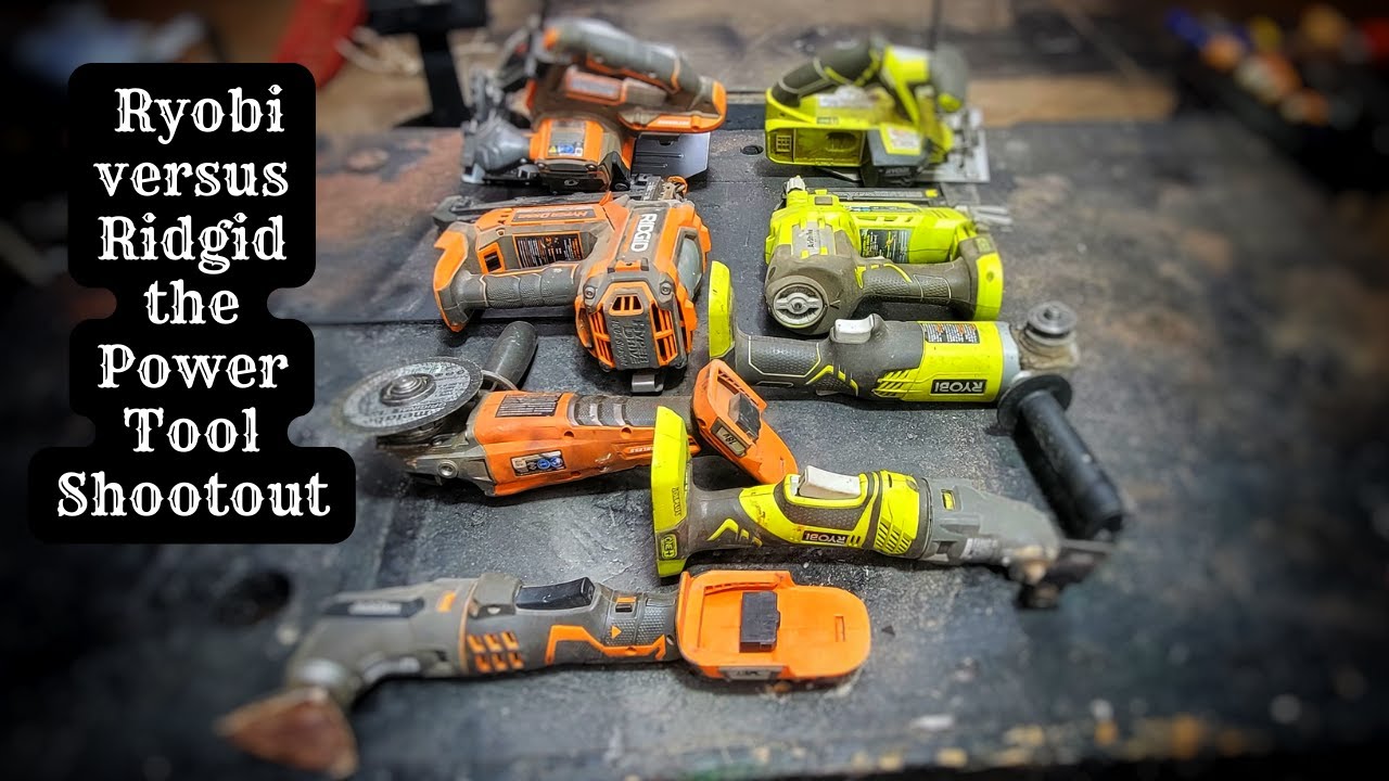 Ridgid Versus Ryobi - The Budget Cordless Power Tool Shootout