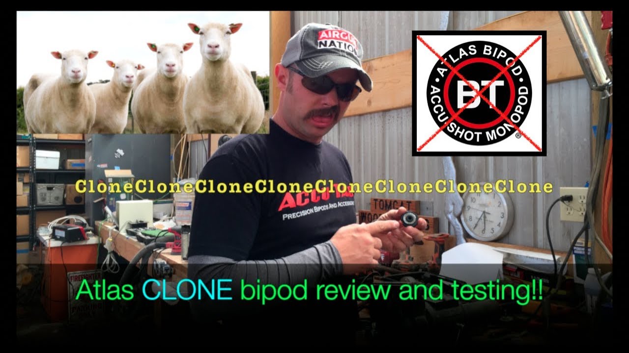 Atlas CLONE bipod review and testing!