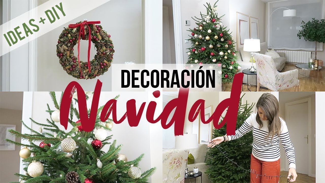 DECORACIÓN DEL ÁRBOL NAVIDEÑO Y EL SALÓN: IDEAS Y DIY FÁCILES