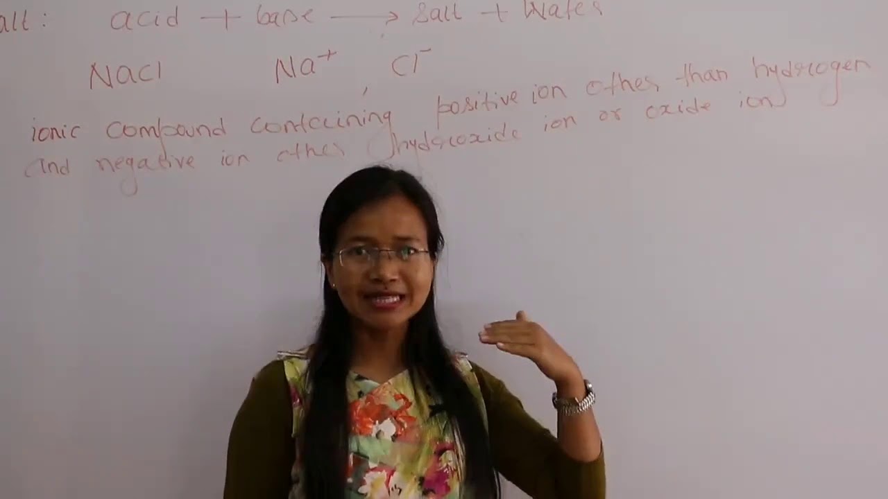 Acids, Bases And Salts for class 10 (Part 3) (MBOSE Syllabus) - Developed by SCSTE