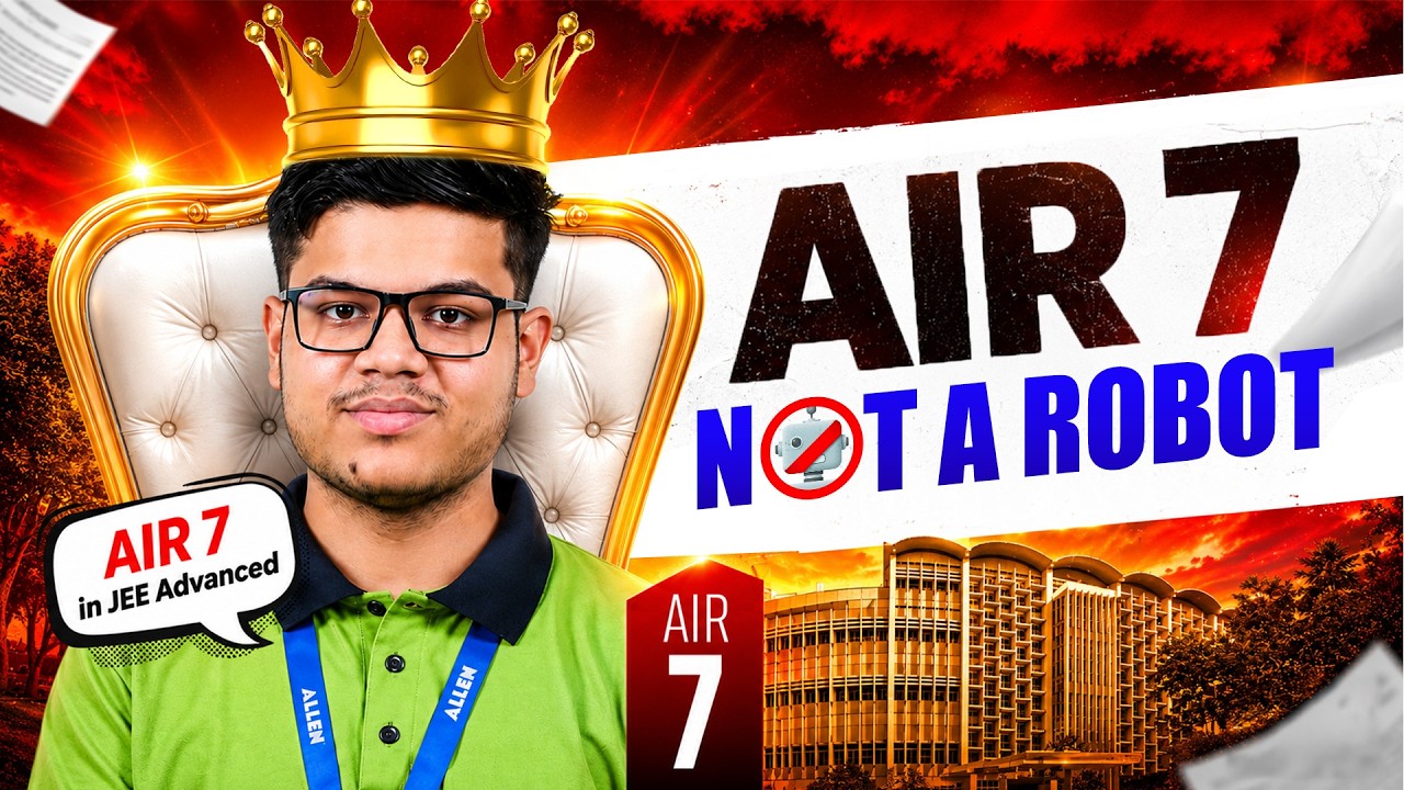 IIT JEE Tips from AIR 7 | The Untold Story of Arnav Gautam🔥