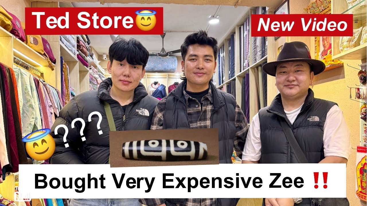 First time I meet my favourite tibetan YouTuber😍ted kunchok||so kind person🙏ted￼ store||new vedio||